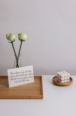 Lời chúc khi tặng nến thơm cho người yêu